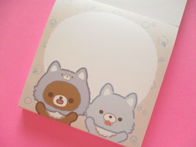 Photo: Kawaii Cute Square Memo Pad Rilakkuma San-x *Aokogu no otomari (MH23702)