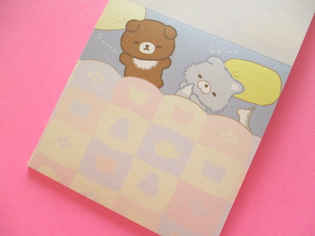 Photo: Kawaii Cute Square Memo Pad Rilakkuma San-x *Aokogu no otomari (MH23701)