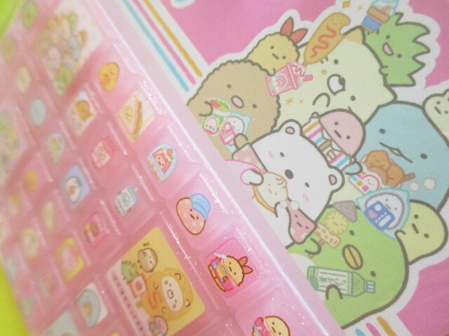 Photo: Kawaii Cute Tile Stickers Sheet Sumikkogurashi San-x *Happy Tapioca Convenience Store (SE64101)