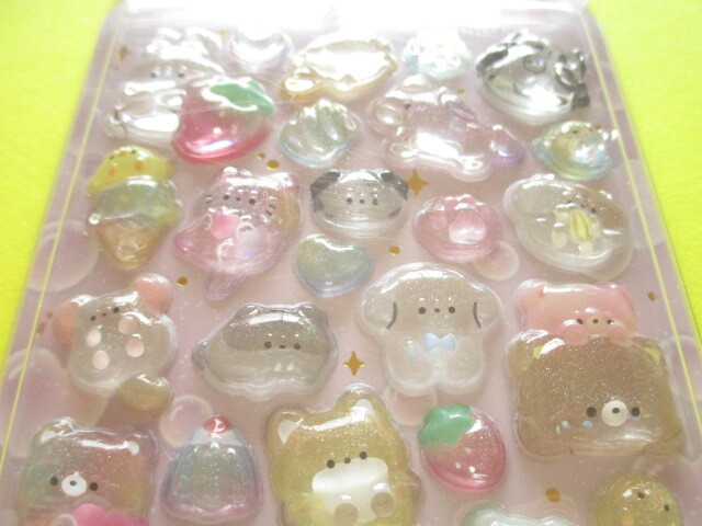 Photo: Kawaii Cute うるちゅる Pop Stickers Sheet Crux *Animal (125915)