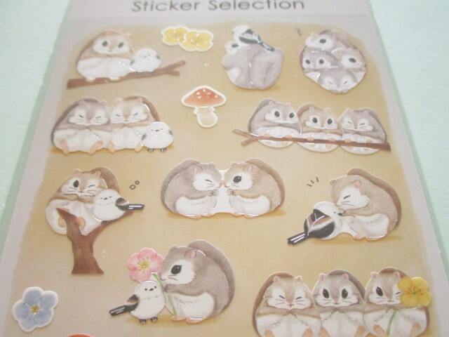 Photo: Kawaii Cute Stickers Sheet Gaia *Japanese dwarf flying squirrel (466746-1)