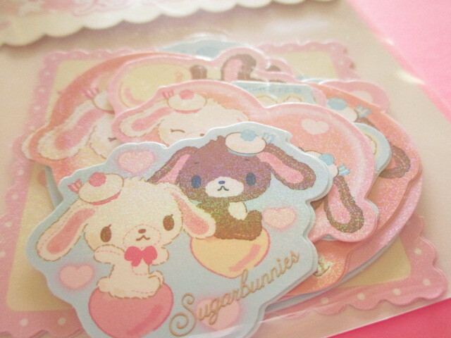 Photo: Kawaii Cute Sticker Flakes Sack Sanrio Original *Sugarbunnies (35696-4)