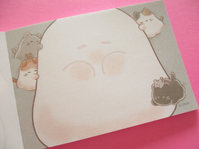 Photo: Kawaii Cute Mini Memo Pad Obakenu Crux *ふかふか (125692）