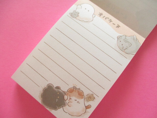 Photo: Kawaii Cute Mini Memo Pad Obakenu Crux *ふかふか (125692）