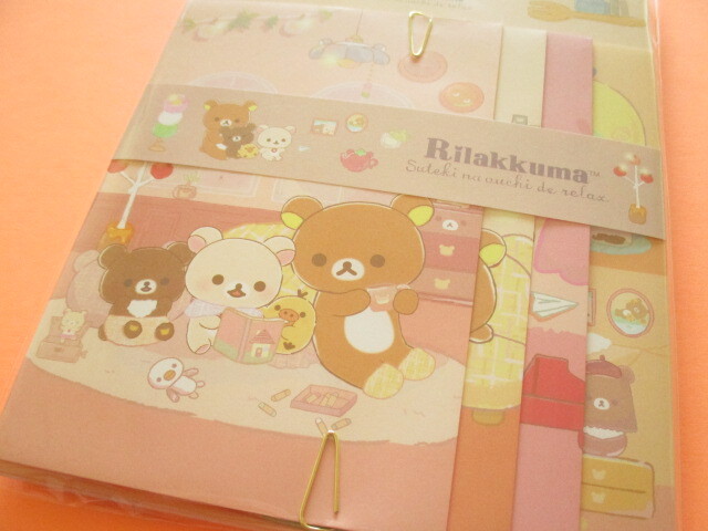 Photo: Kawaii Cute Regular Letter Set Rilakkuma San-x *すてきなお家 (LH82301)