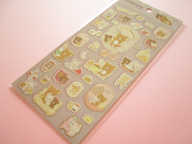 Photo1: Kawaii Cute Stickers Sheet Rilakkuma San-x *すてきなお家 (SE64902)