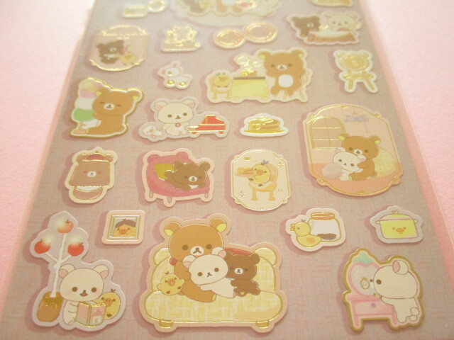 Photo: Kawaii Cute Stickers Sheet Rilakkuma San-x *すてきなお家 (SE64902)