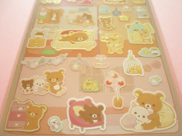 Photo: Kawaii Cute Stickers Sheet Rilakkuma San-x *すてきなお家 (SE64901)