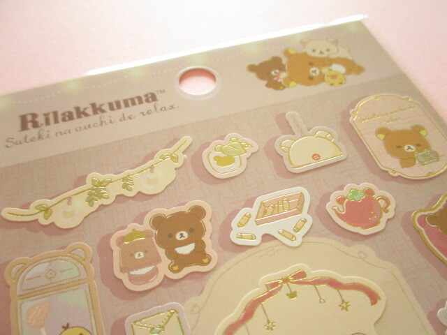 Photo: Kawaii Cute Stickers Sheet Rilakkuma San-x *すてきなお家 (SE64902)