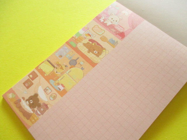 Photo: Kawaii Cute Large Memo Pad Rilakkuma San-x *すてきなお家 (MH24402)