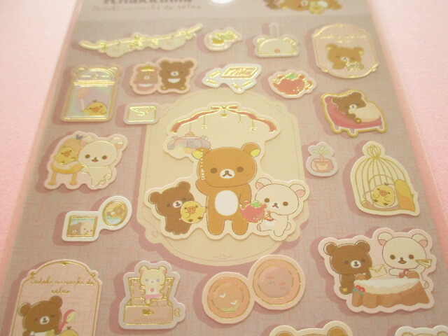 Photo: Kawaii Cute Stickers Sheet Rilakkuma San-x *すてきなお家 (SE64902)