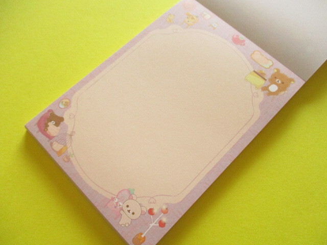 Photo: Kawaii Cute Large Memo Pad Rilakkuma San-x *すてきなお家 (MH24402)