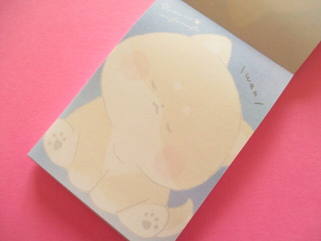 Photo: Kawaii Cute Mini Memo Pad Uchino Mofumofu Kamio Japan *Dog (224113)