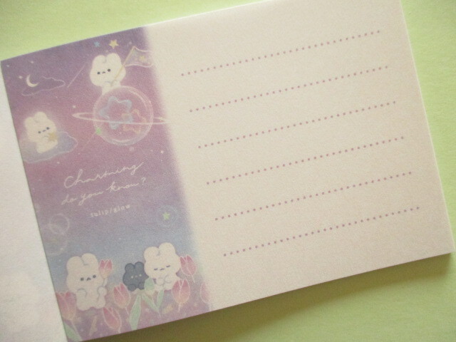 Photo: Kawaii Cute Petit Memo Pad Q-LiA *tulip/ glow (90117)