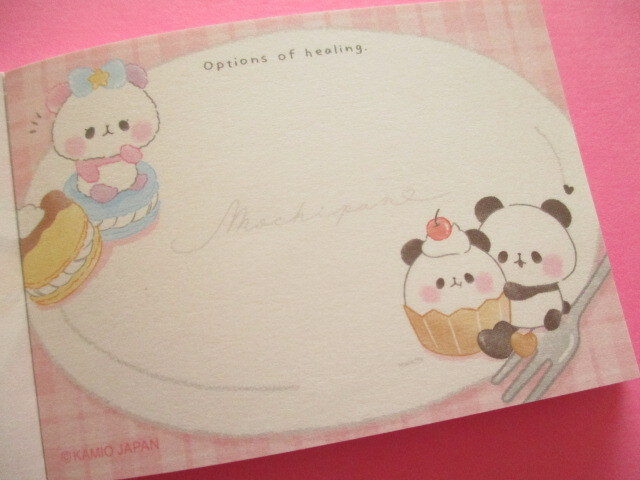 Photo: Kawaii Cute Mini Memo Pad Mochi Mochi Panda Kamio Japan *Mochi Mochi Tea Time (223884)