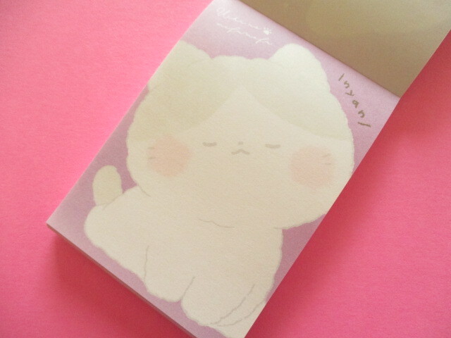 Photo: Kawaii Cute Mini Memo Pad Uchino Mofumofu Kamio Japan *Cat (224114)