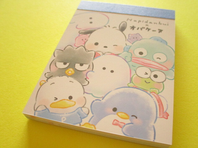 Photo1: Kawaii Cute Mini Memo Pad Sanrio Characters × Obakenu Crux *Hapidanbui (127388）