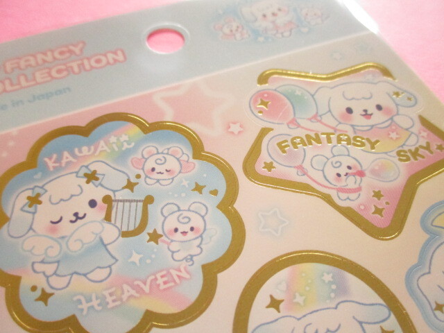 Photo: Kawaii Cute I ♡Fancy Collection Stickers Sheet Gaia *天使わん (468016)