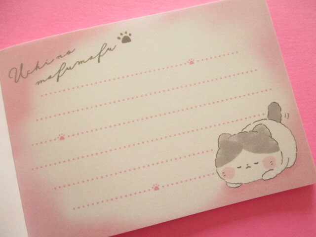 Photo: Kawaii Cute Mini Memo Pad Uchino Mofumofu Kamio Japan *Cat (224114)