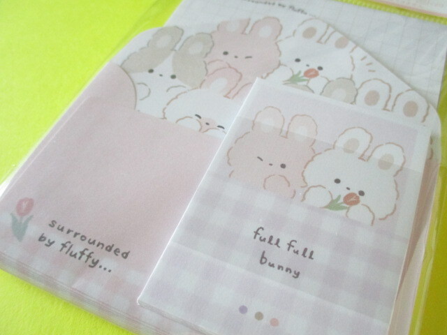 Photo: Kawaii Cute Mini Letter Set Q-LiA *Full Full Bunny (90109) 