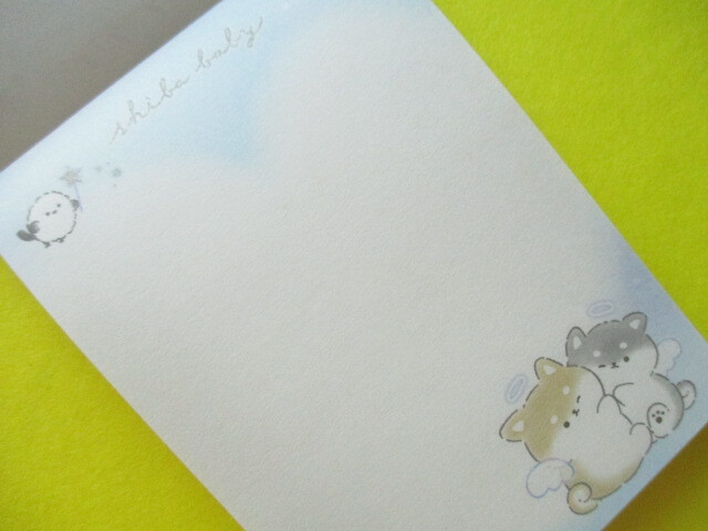 Photo: Kawaii Cute Mini Memo Pad となりのわんこ Crux *Shiba Baby (128184)