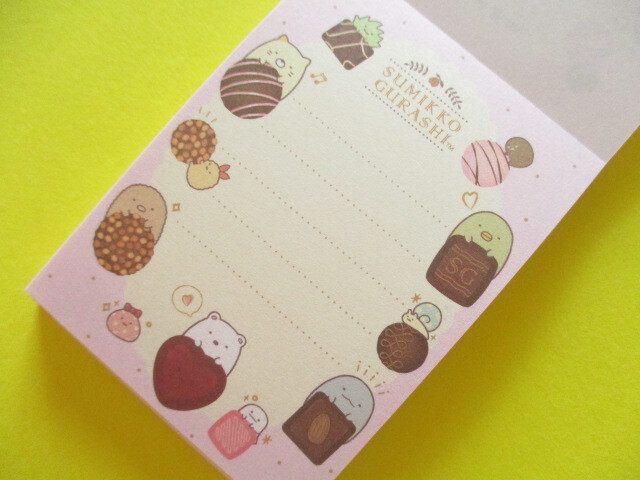 Photo: Kawaii Cute Mini Memo Pad Sumikkogurashi San-x *Chocolate Fair (MH24801-2)