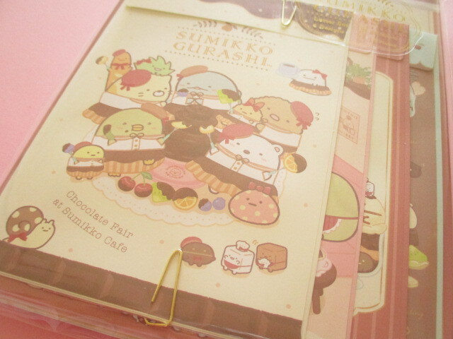 Photo: Kawaii Cute Regular Letter Set San-x Sumikkogurashi *Chocolate Fair (LH82501)