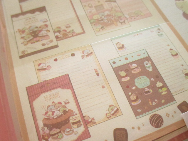 Photo: Kawaii Cute Regular Letter Set San-x Sumikkogurashi *Chocolate Fair (LH82501)