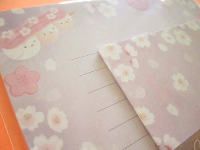 Photo: Kawaii Cute Cherry Blossom Letter Set Kyowa *Sakura Meguri Sweets (42-208-D)