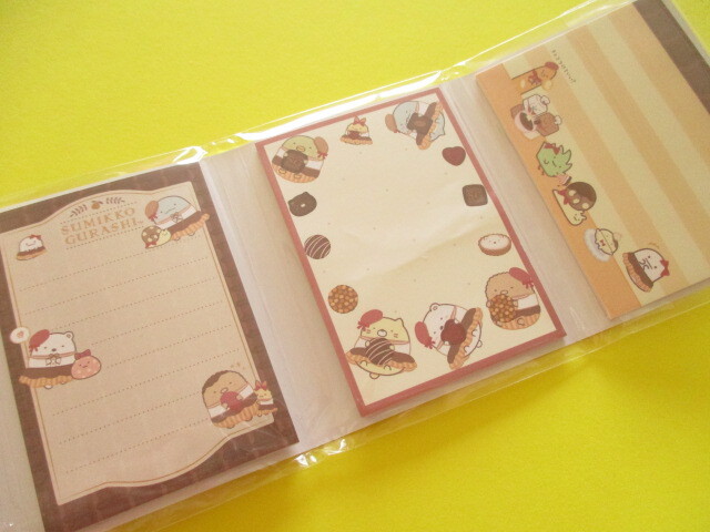 Photo: Kawaii Cute Patapata Mini Memo Pad Set Sumikkogurashi San-x *Chocolate Fair (MH24901)