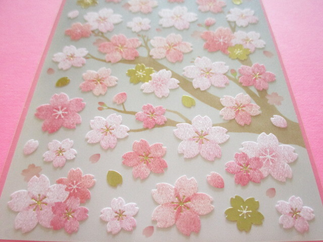 Photo: Beautiful Stickers Sheet Cherry Blossom Gaia *Japanese Cherry Blossom (466771-2)