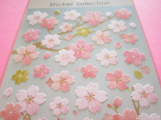 Photo: Beautiful Stickers Sheet Cherry Blossom Gaia *Japanese Cherry Blossom (466771-2)