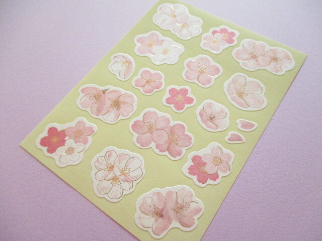 Photo: Beautiful Masking Stick Seals Stickers Set Kyowa *Cherry blossom Sakura meguri SD (62-E72)