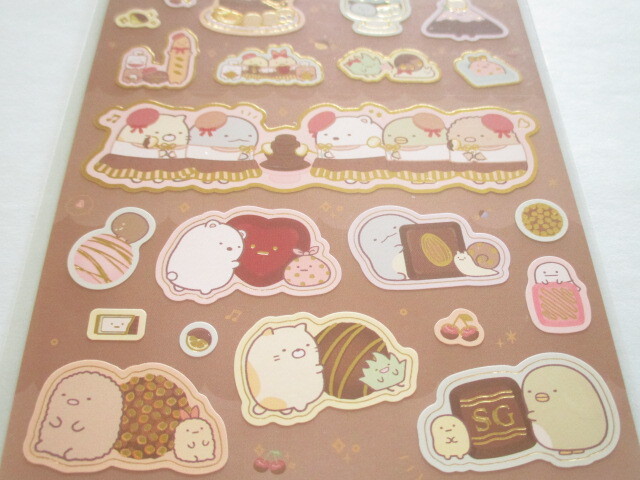 Photo: Kawaii Cute Stickers Sheet Sumikkogurashi San-x *Chocolate Fair (SE65202)