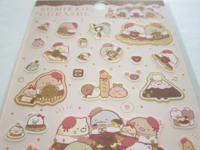 Photo: Kawaii Cute Stickers Sheet Sumikkogurashi San-x *Chocolate Fair (SE65201)