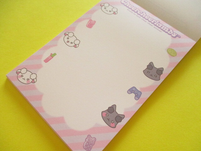 Photo: Kawaii Cute Large Memo Pad Cheer Cheer Lambs San-x *Cheer Cheer Lambs Debut (MH25802)