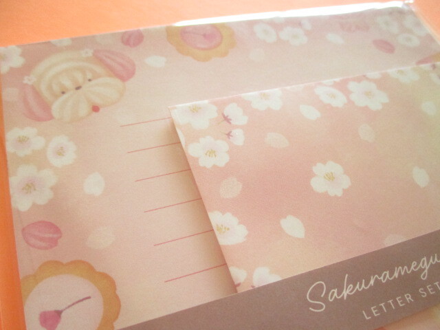 Photo: Kawaii Cute Cherry Blossom Letter Set Kyowa *Sakura Meguri Sweets (42-208-C)