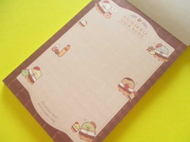 Photo: Kawaii Cute Large Memo Pad Sumikkogurashi San-x *Chocolate Fair (MH24701)