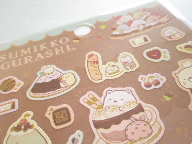 Photo: Kawaii Cute Stickers Sheet Sumikkogurashi San-x *Chocolate Fair (SE65202)