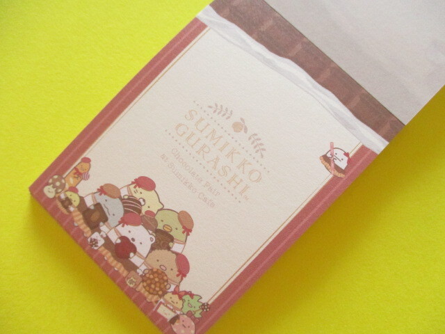 Photo: Kawaii Cute Mini Memo Pad Sumikkogurashi San-x *Chocolate Fair (MH24801-1)