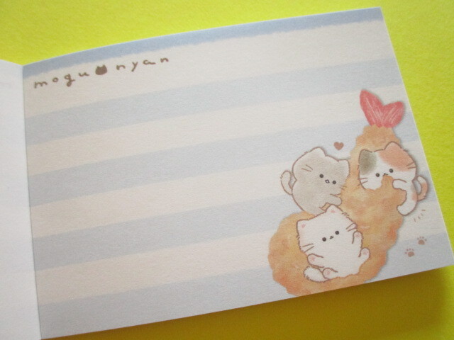 Photo: Kawaii Cute Mini Memo Pad Mogu♡nyan Kamio Japan *Fried Prawns (224809)