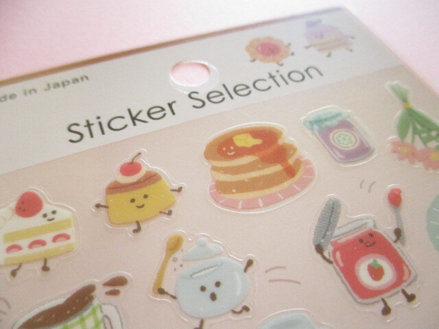 Photo: Kawaii Cute Design Stickers Sheet Gaia *Friendly Food 2 (466775-1)