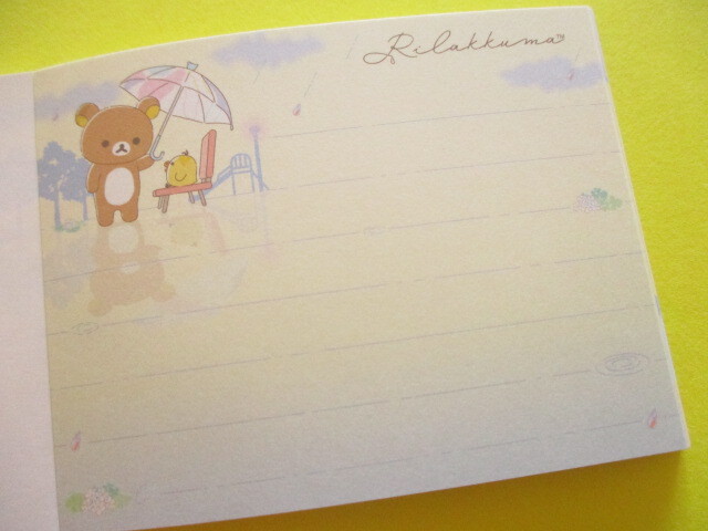 Photo: Kawaii Cute Mini Memo Pad Rilakkuma San-x *Clear After Rain (MH25101-1)