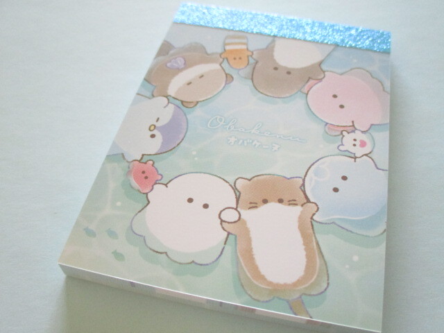 Photo1: Kawaii Cute Mini Memo Pad Obakenu Crux *ぷかぷか〜ん (128456)