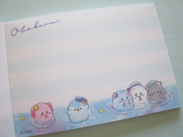 Photo: Kawaii Cute Mini Memo Pad Obakenu Crux *Playing In Water (128454)