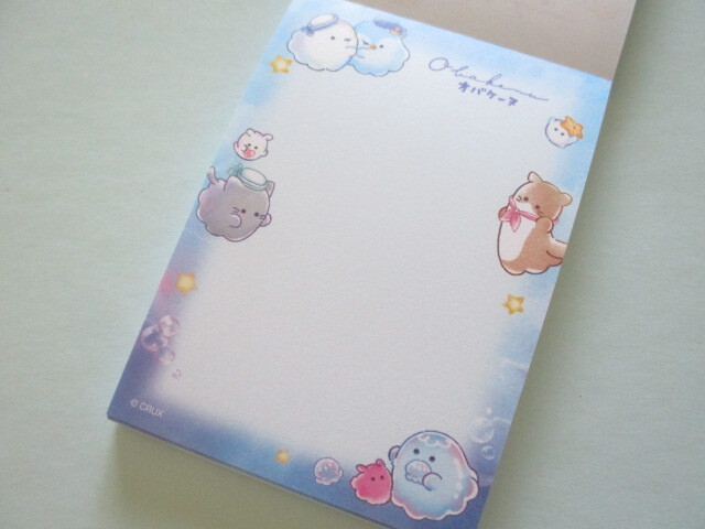 Photo: Kawaii Cute Mini Memo Pad Obakenu Crux *Playing In Water (128454)