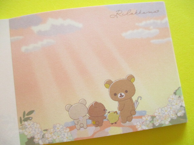 Photo: Kawaii Cute Mini Memo Pad Rilakkuma San-x *Clear After Rain (MH25101-2)